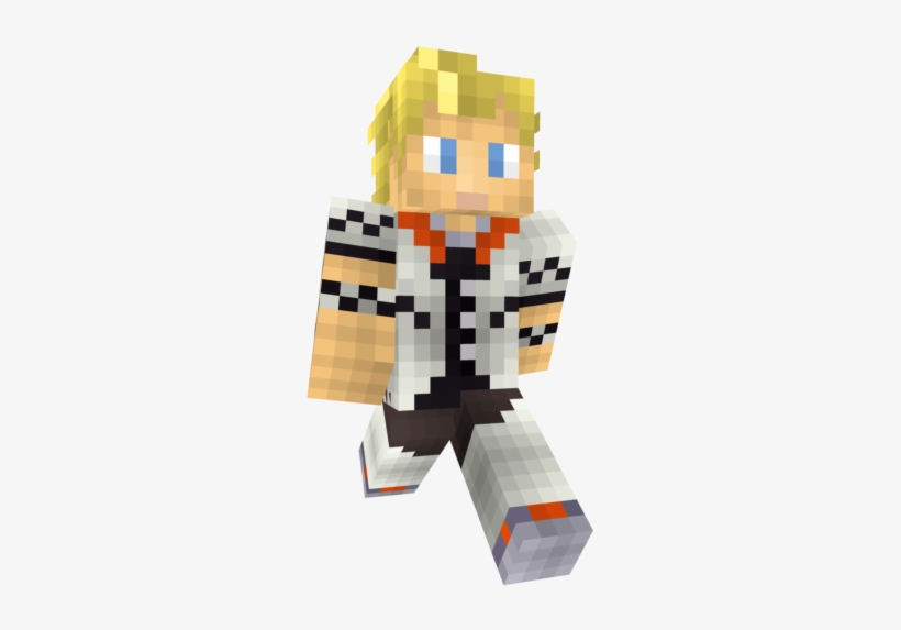 Jeocpng - Kingdom Hearts Roxas Minecraft Skin, transparent png #6171965