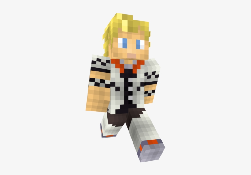 Jeocpng - Kingdom Hearts Roxas Minecraft Skin, transparent png #6171965