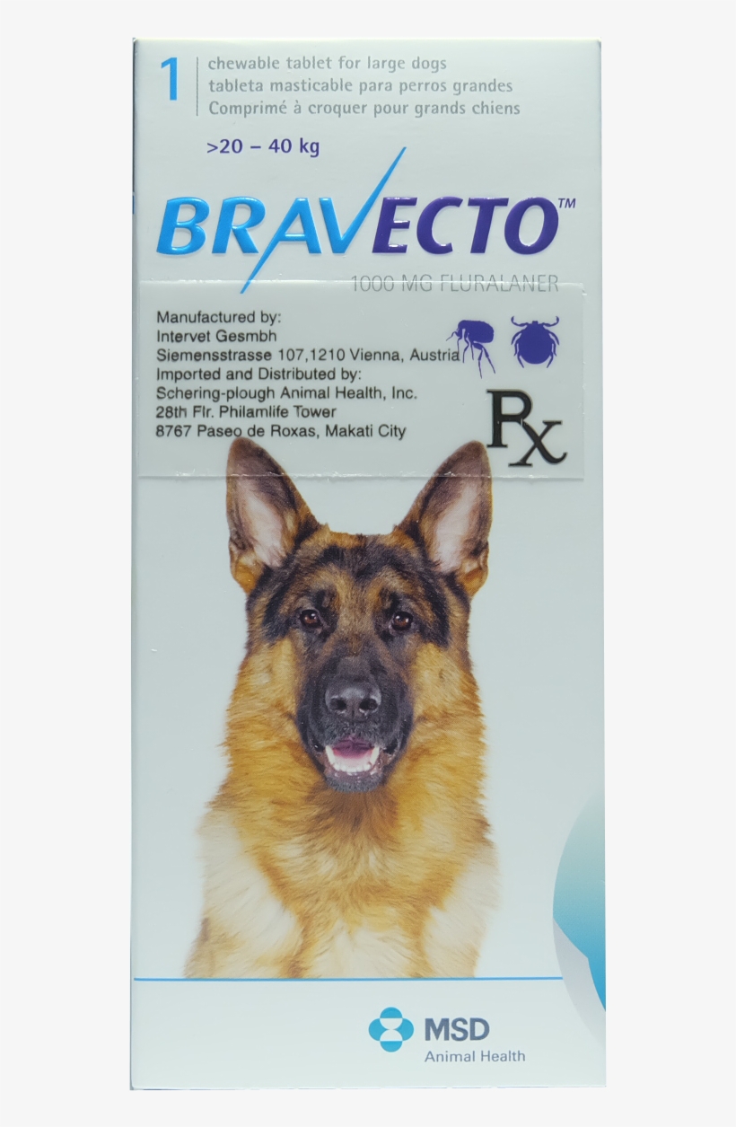 Bravecto - Bravecto Dose, transparent png #6172766