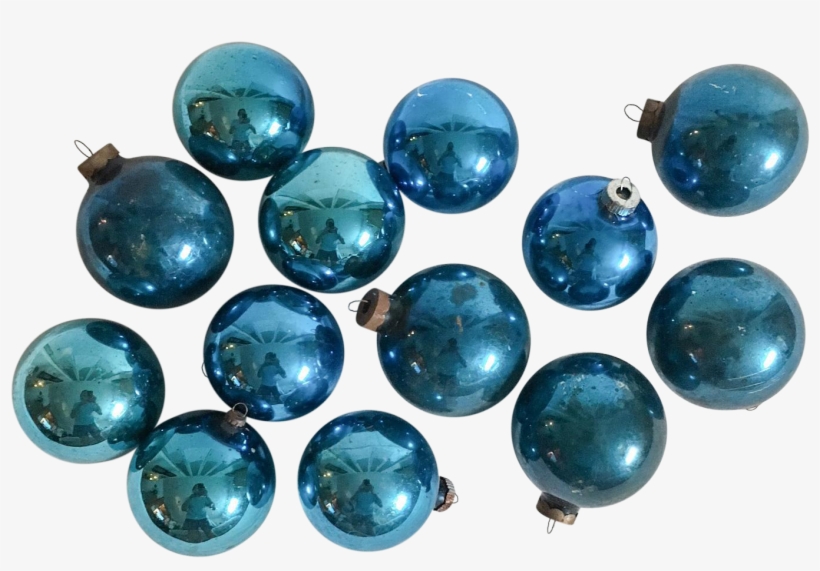 Blue Holiday Ornaments Png Svg Transparent Library - Portable Network Graphics, transparent png #6172947