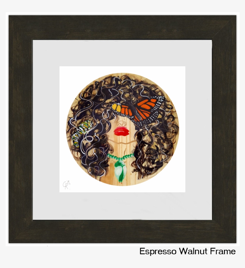 Monarch Espresso Walnut Frame - Picture Frame, transparent png #6173600