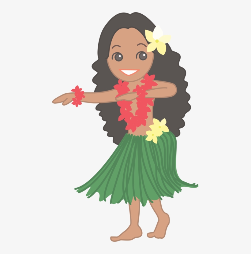 Hula Dance Hawaii Drawing Ukulele - Hula Dancer Clip Art, transparent png #6174215