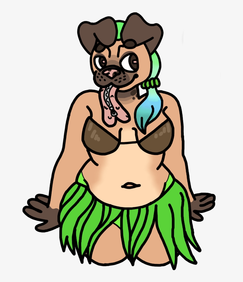 Hula Girl, transparent png #6174417
