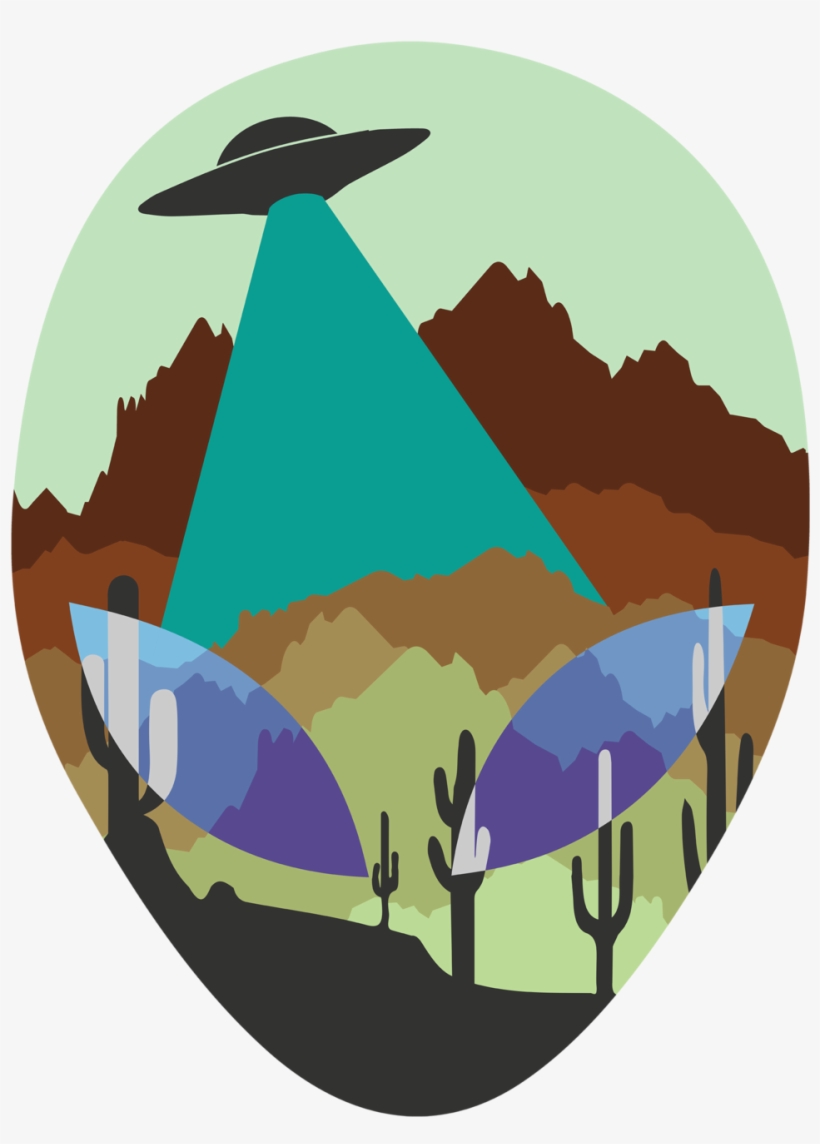 Alien Head Desert Copy - Extraterrestrial Life, transparent png #6174566