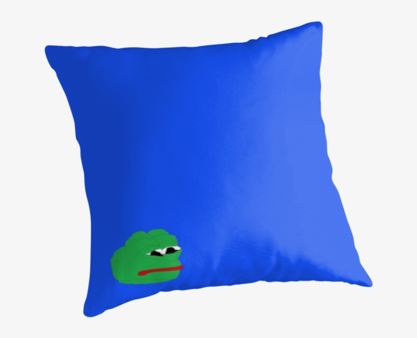 Ms Paint Pepe - Throw Pillow, transparent png #6174893