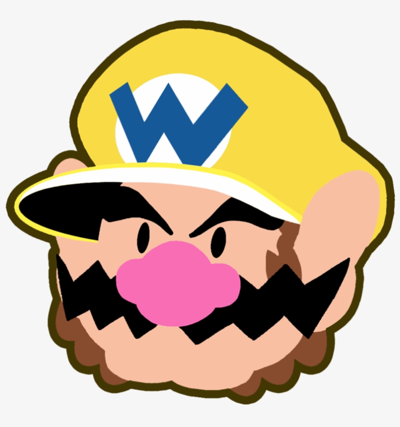 Wario Head Png Jpg Freeuse - Wario Emoji, transparent png #6175082