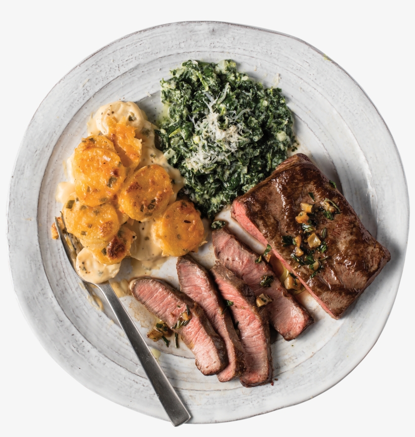 Flat Iron Steak Dinner - Roast Beef, transparent png #6175593