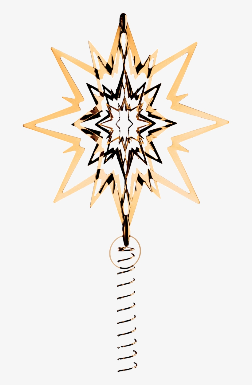 Christmas Tree Top Star - Georg Jensen Christmas Tree Star, transparent png #6176296