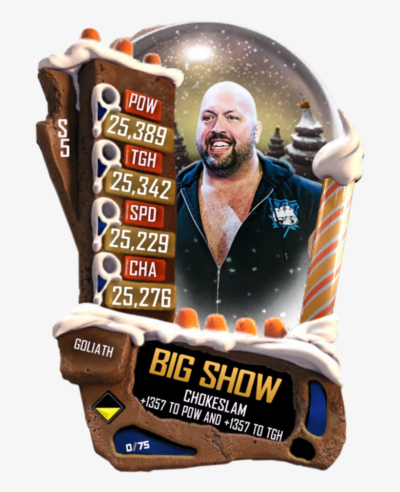 Bigshow S5 20 Goliath Christmas - Poster, transparent png #6177066