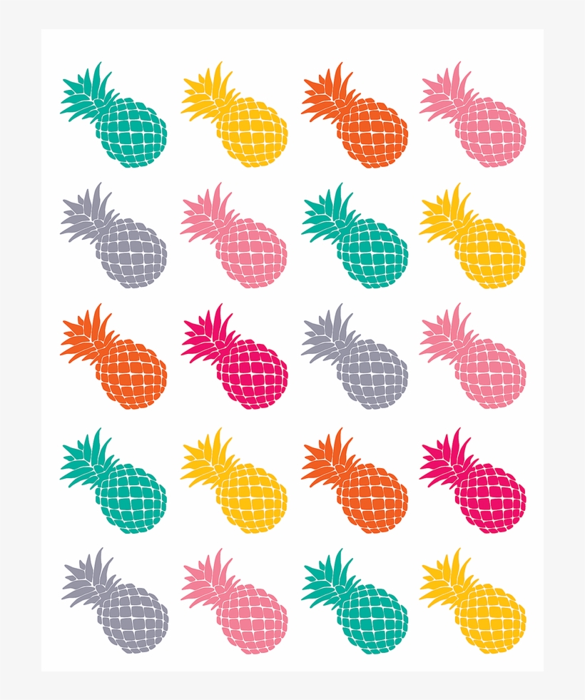 Tcr2158 Tropical Punch Pineapples Stickers Image - Teacher Created Resources Tropical Punch Pineapples, transparent png #6177153