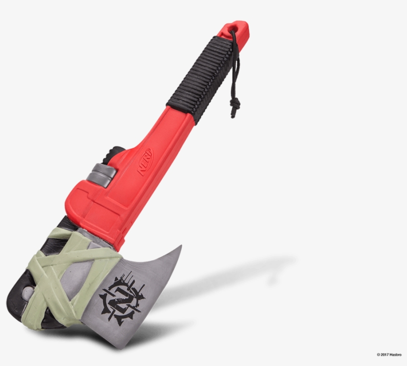 Nerf Zombie Foam Wrench Axe - Nerf Zombie Strike Foam Wrench Axe, transparent png #6178392