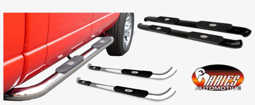 Aries Step Bars Lubbock Tx - Aries 203030 3 Black Side Step Bar, transparent png #6178885