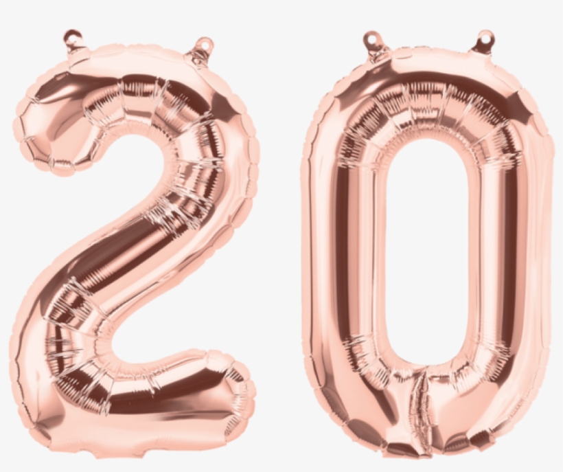 Rose Gold 2018 Balloons, transparent png #6179446