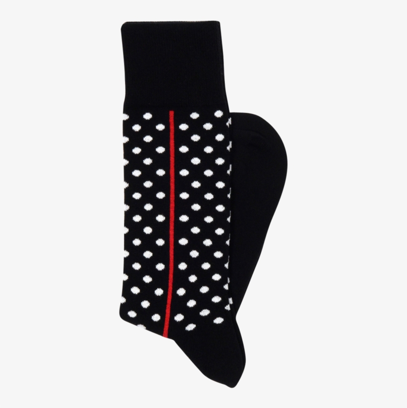 Men's Polka Dots Dress Socks - Dress, transparent png #6179657