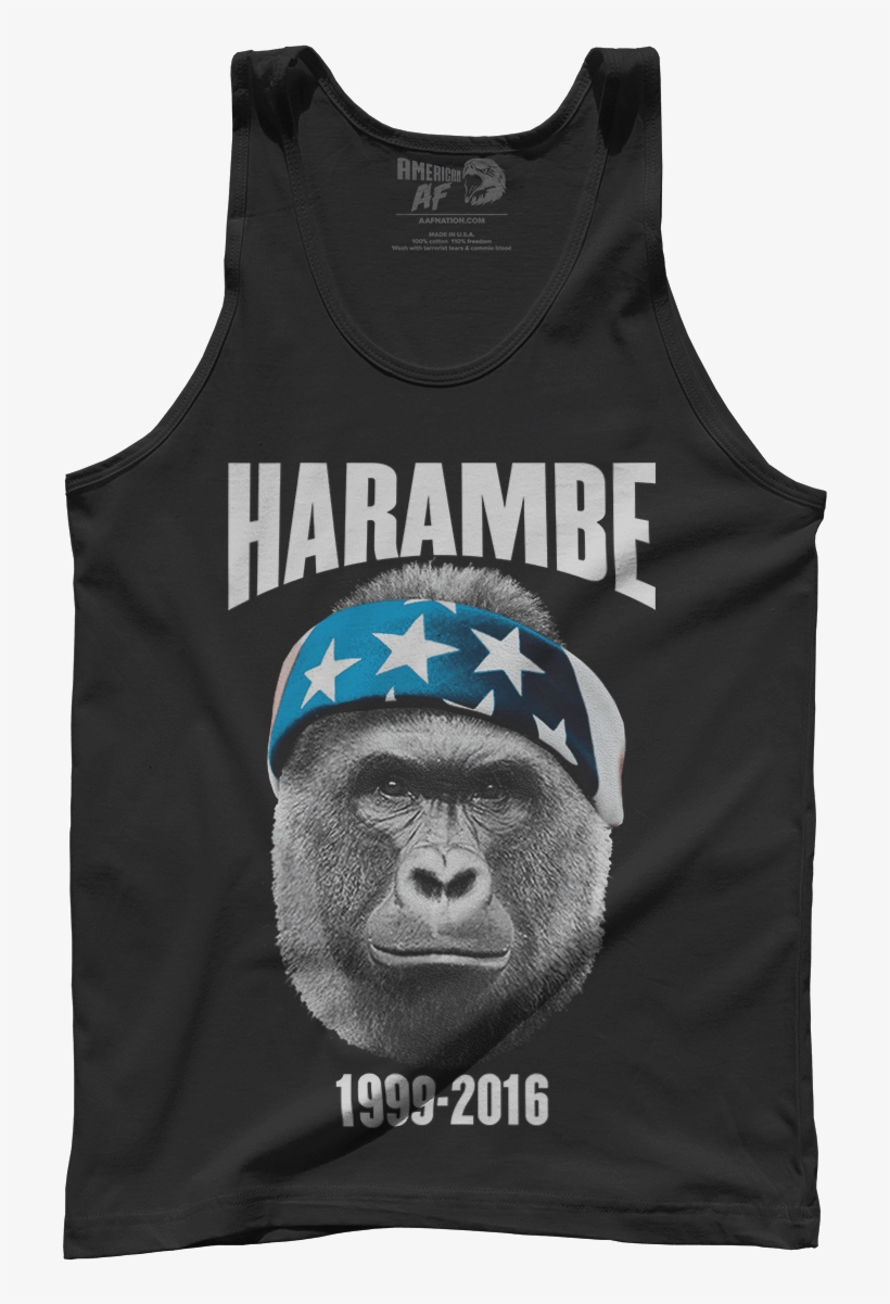 Harambe 1999-2016 - Sky's Out Thighs Out Tank Top, transparent png #6181765