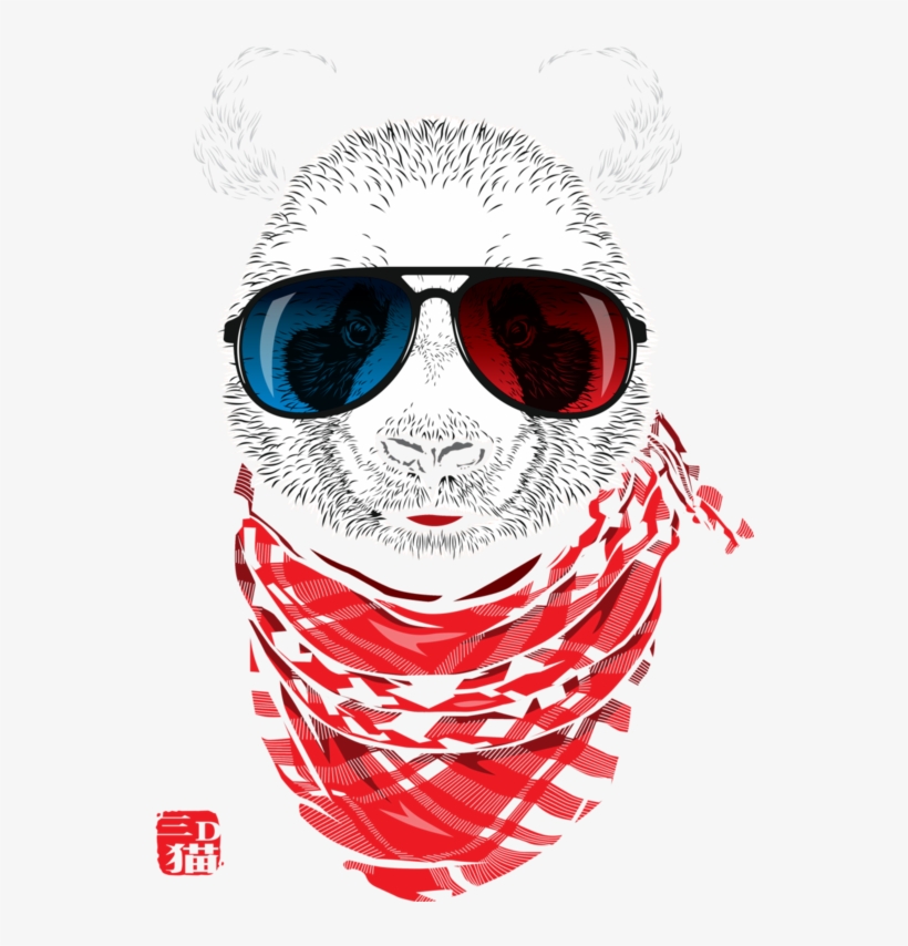 3d Panda - Giant Panda, transparent png #6181966