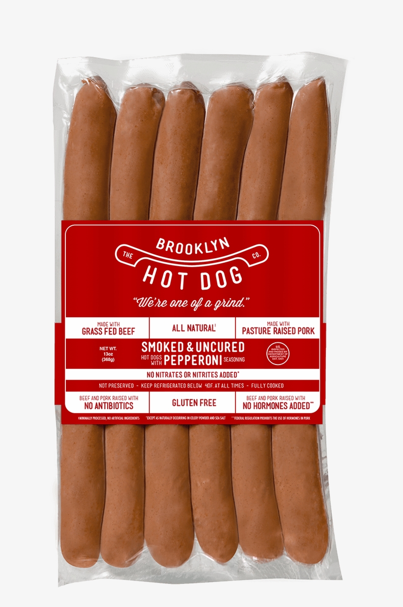 Brookly Hot Dog Company Pepperoni Dogs - Brooklyn Hot Dog Company, transparent png #6182702