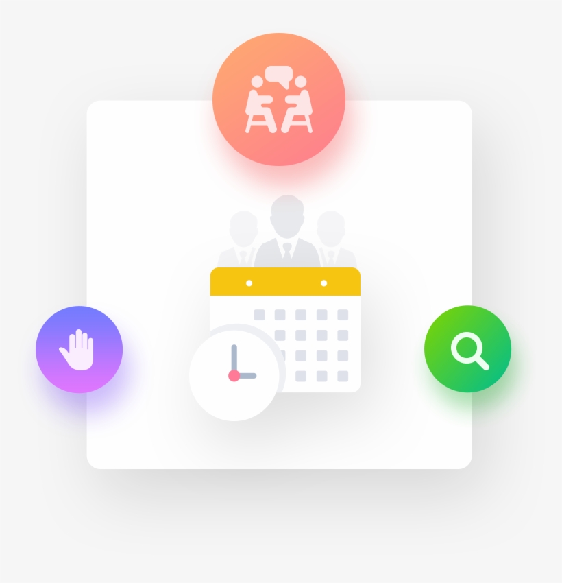 Select From More Statuses & Schedule Interviews - Circle, transparent png #6182773