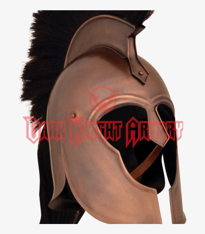 Greek Helmets, Spartan Helmets And Trojan Helmets From - Medieval War Helmet, transparent png #6182833