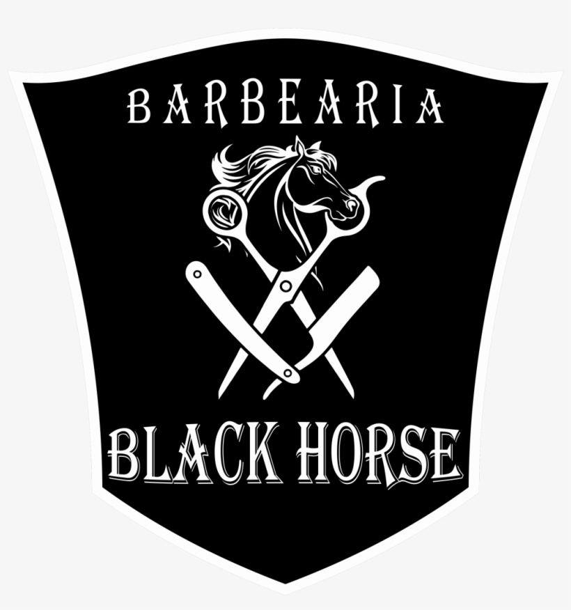 Brasão Barbearia Black Horse Png - Best Gift - Live Love Horse Hoodie/t-shirt/mug Black/navy/pink/white, transparent png #6183416
