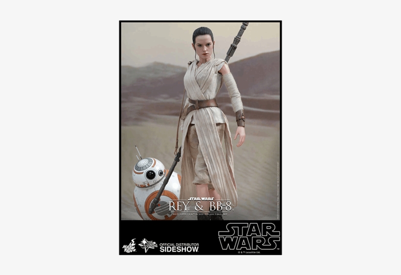 1 Of - Hot Toys Rey And Bb8, transparent png #6183773
