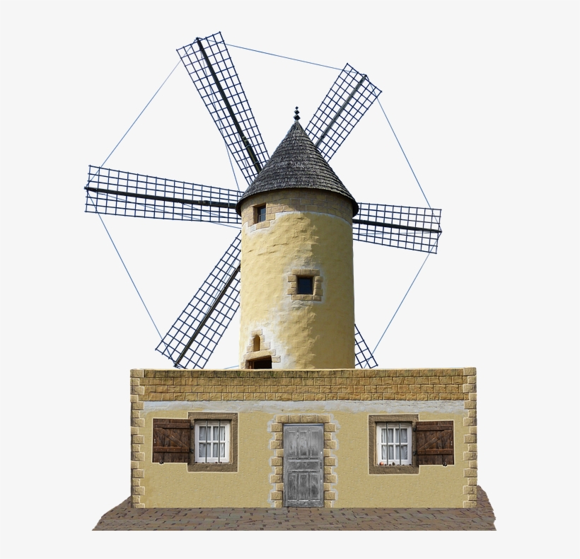 Windmill, Mill, Dutch Windmill, Holland, Old, Pinwheel - International Wind- And Watermill Museum, transparent png #6186008