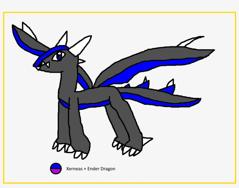 Xerneas Ender Dragon Fusion, transparent png #6187151
