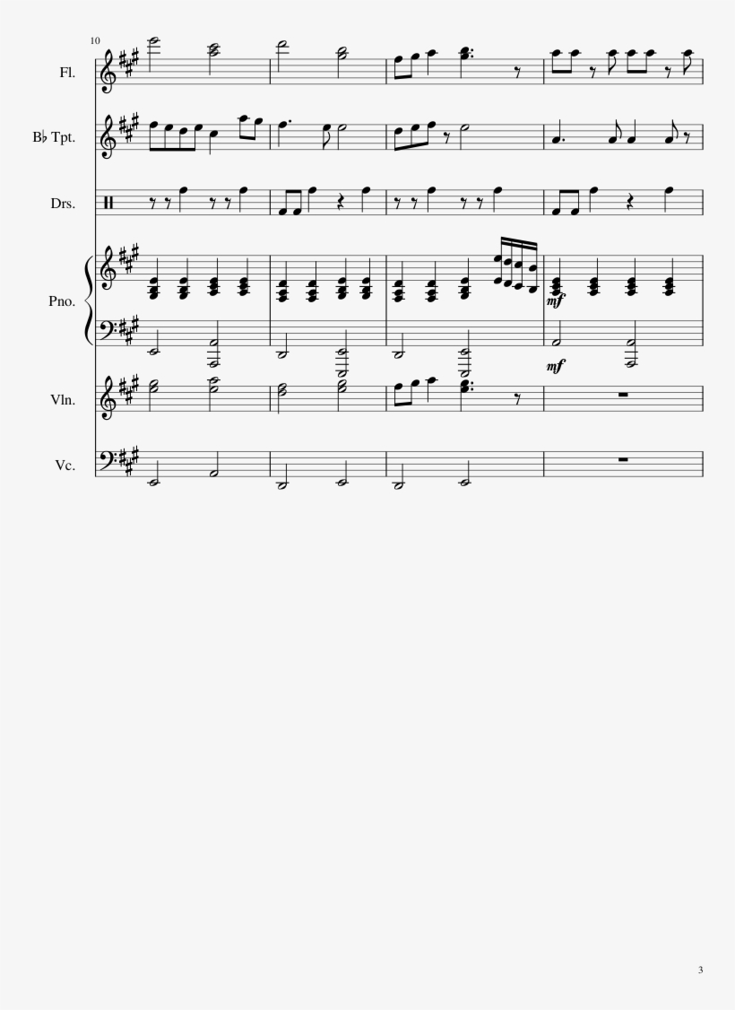 Little Einsteins Theme Make Over Sheet Music Composed - Sheet Music, transparent png #6187287