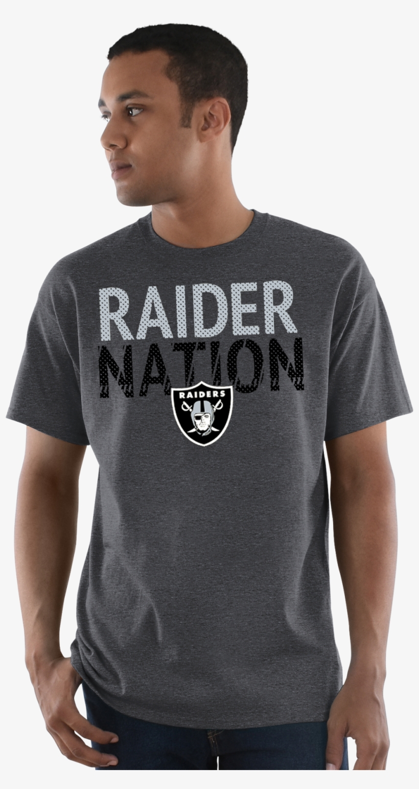 Picture Of Men's Nfl Oakland Raiders Safety Blitz T-shirt - Packers Tee Shirt, transparent png #6187489