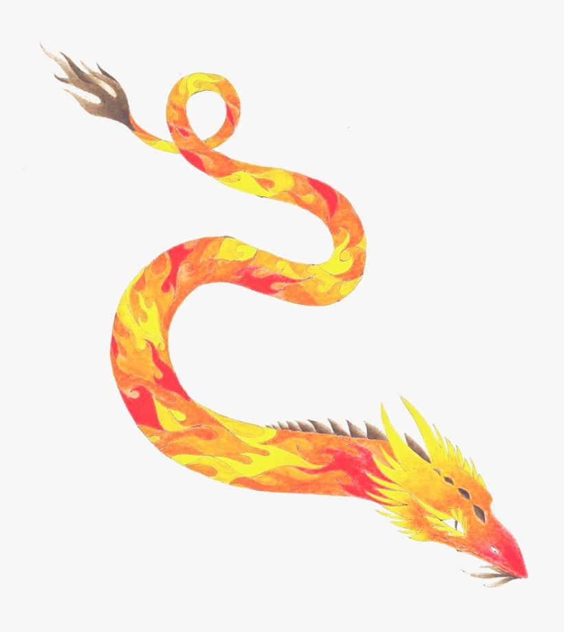 Fire Dragon Free Png Image - Portable Network Graphics, transparent png #6187625