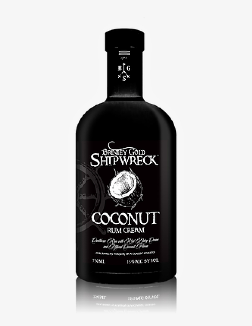 Brinley Gold Shipwreck Coconut Rum Cream, transparent png #6187720