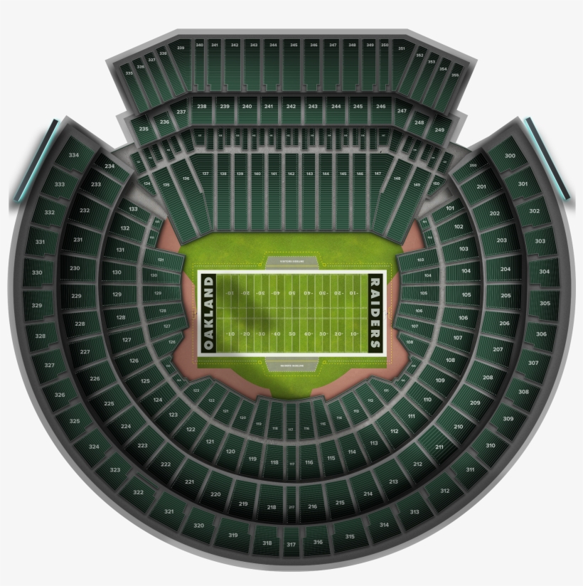 Dallas Cowboys At Oakland Raiders At Oakland Coliseum - Oakland, transparent png #6187871