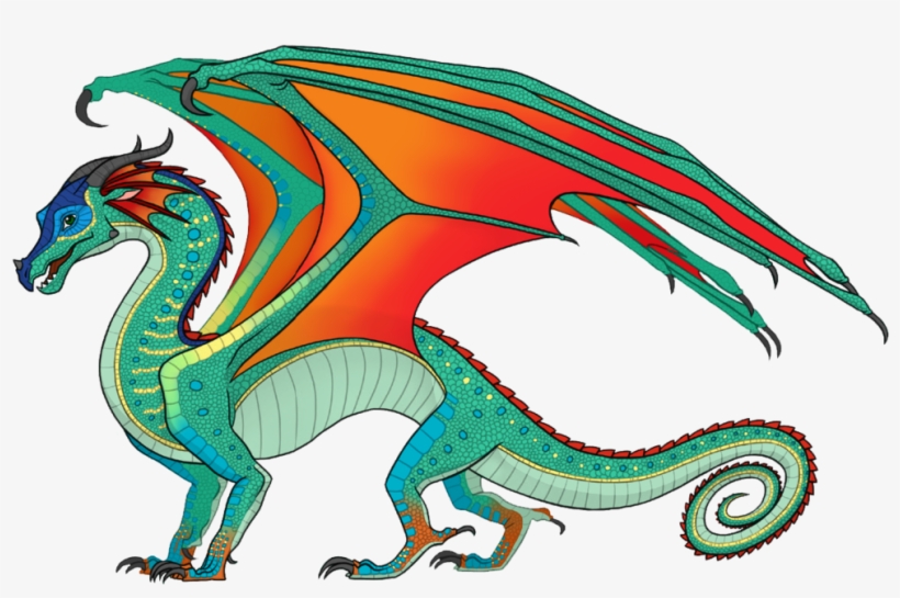 Animus Dragons - Rainwing From Wings Of Fire, transparent png #6188036