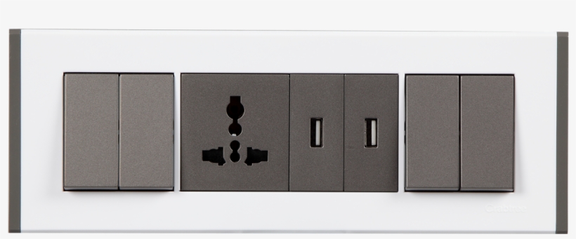 6 M White Plate With Grey Colour Trim - House, transparent png #6189524