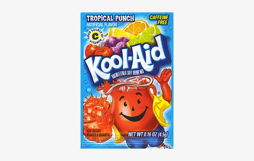 Kool Aid Tropical Punch Packet, transparent png #6189903