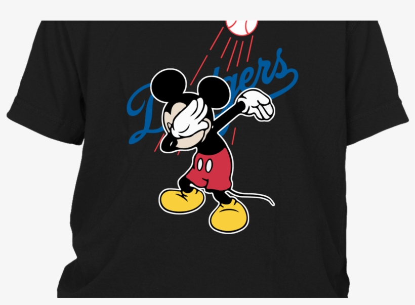 Mlb Los Angeles Dodgers Mickey Mouse Dabbing Mlb Baseball - Los Angeles Dodgers, transparent png #6190107