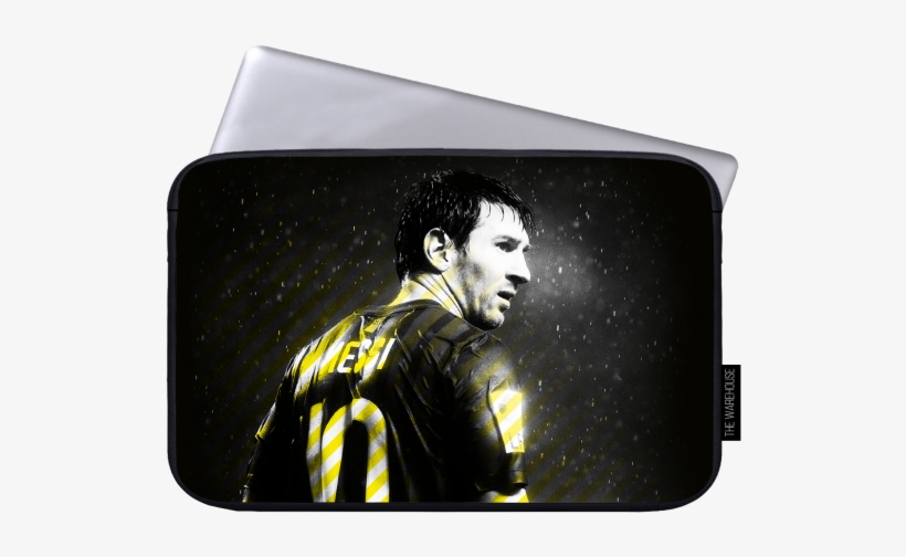 Lionel Messi Printed Laptop Sleeves, transparent png #6190256
