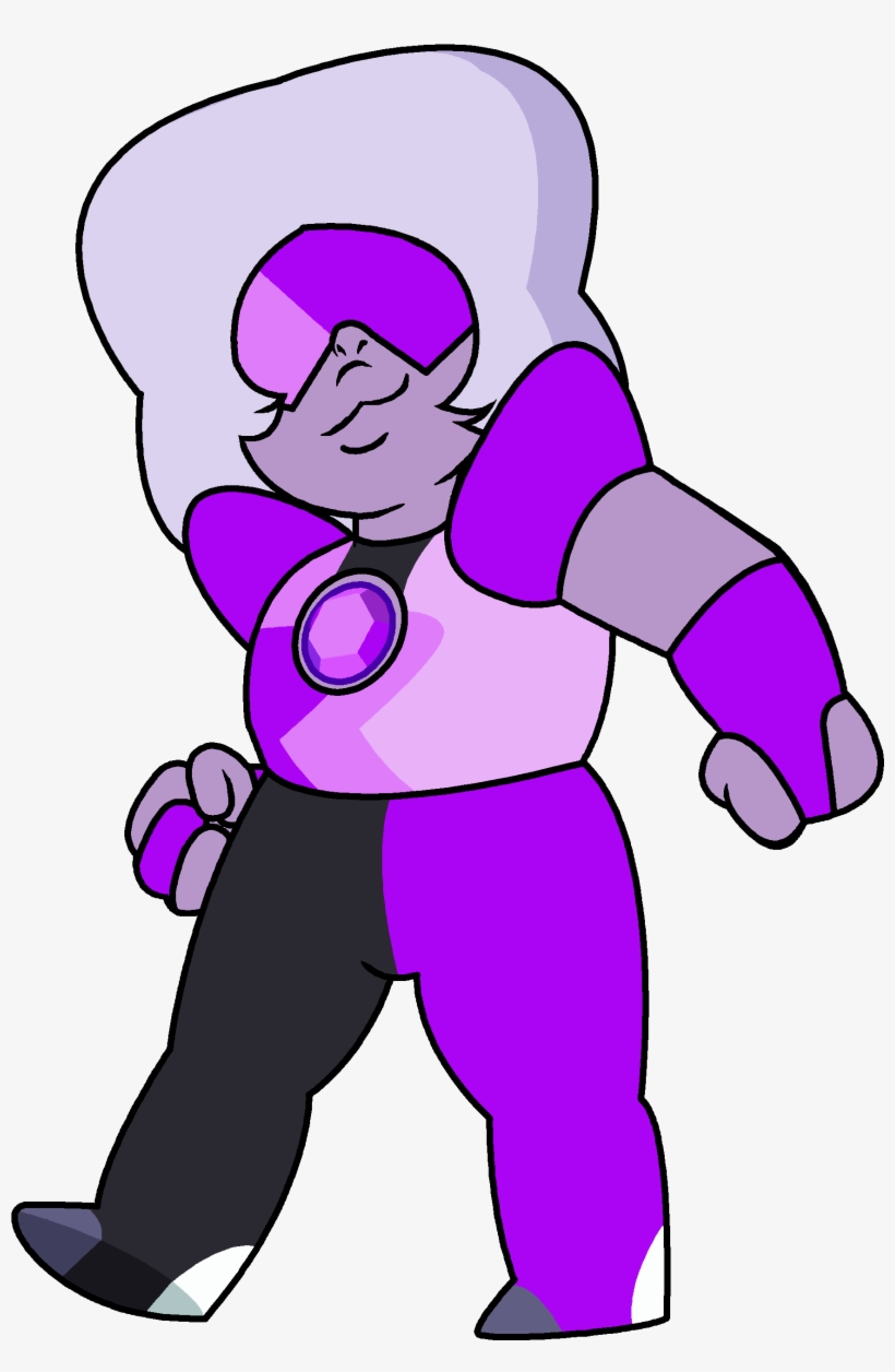 Amethyst As Garnet Deko Kun - Steven Universe Serious Amethyst, transparent png #6191653