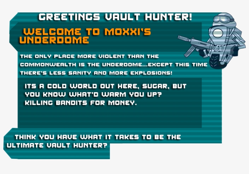 Mad Moxxi S Underdome Poster Concepts At - Nexus Mods, transparent png #6191661