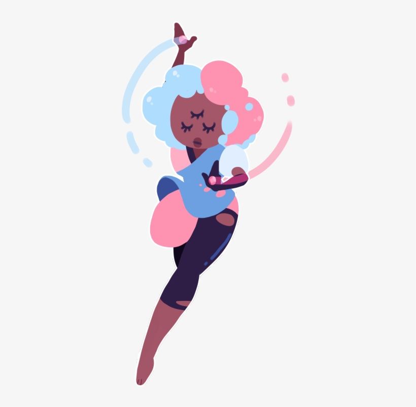 Beach City Bugle - Cotton Candy Garnet Fanart, transparent png #6192105