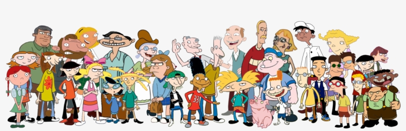 The Hey Arnold Characters Cast - Hey Arnold Characters, transparent png #6192109