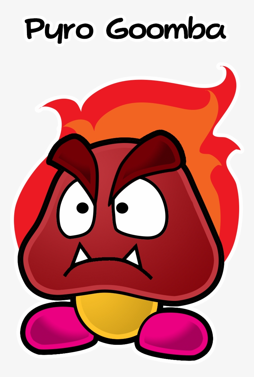 Pyro Goomba - Bead, transparent png #6192622