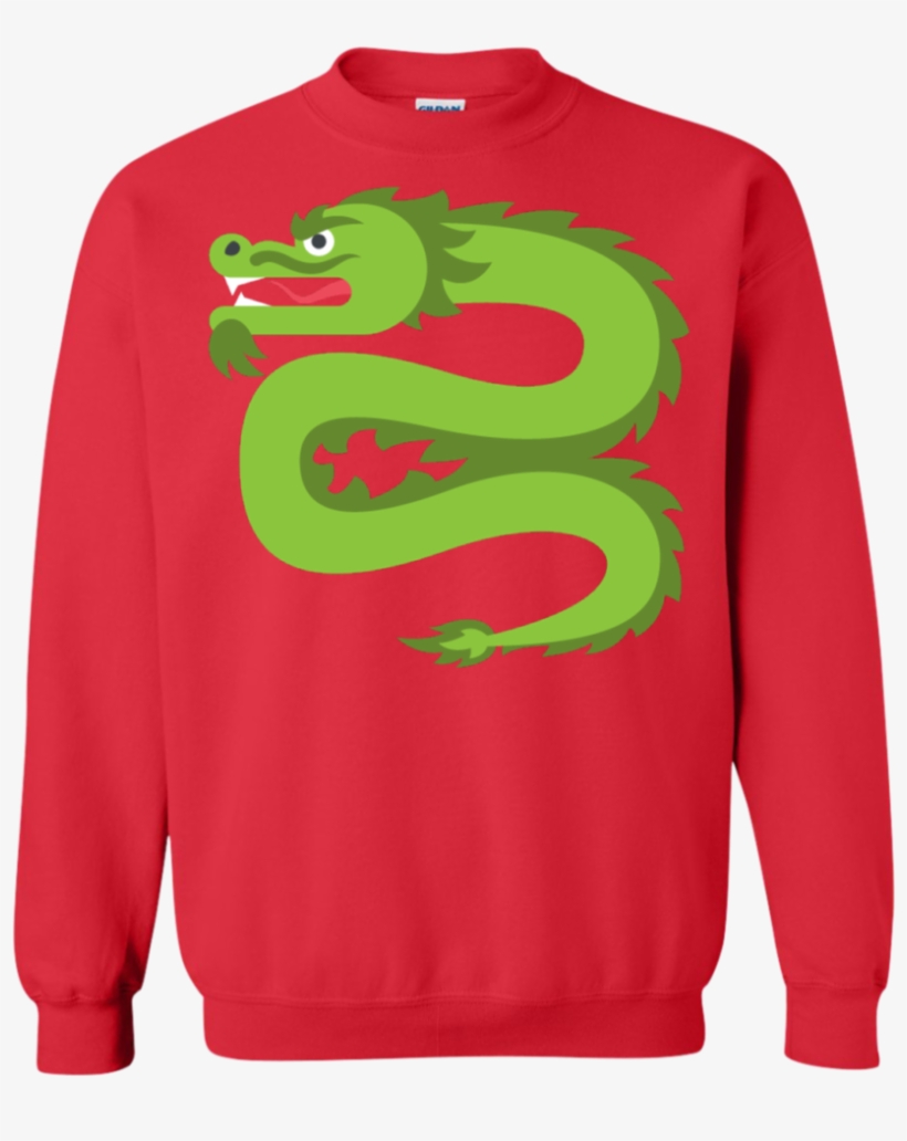 Dragon Emoji Sweatshirt, transparent png #6193393