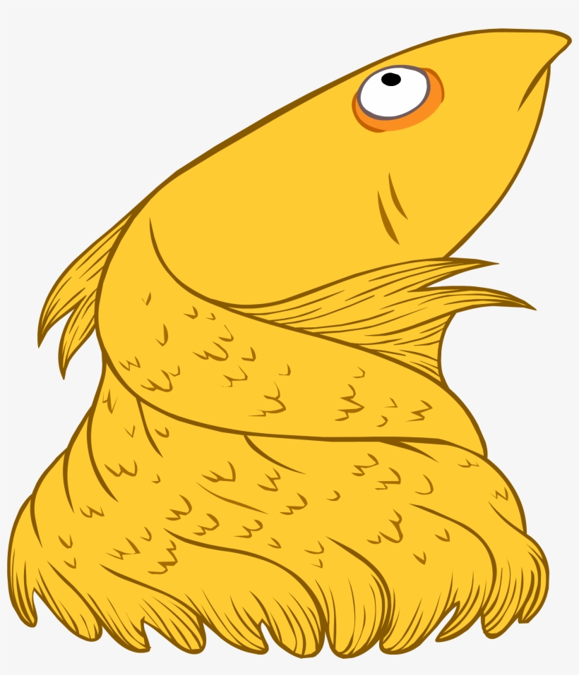 Flufflygownicon - Club Penguin Fluffy The Fish, transparent png #6193910
