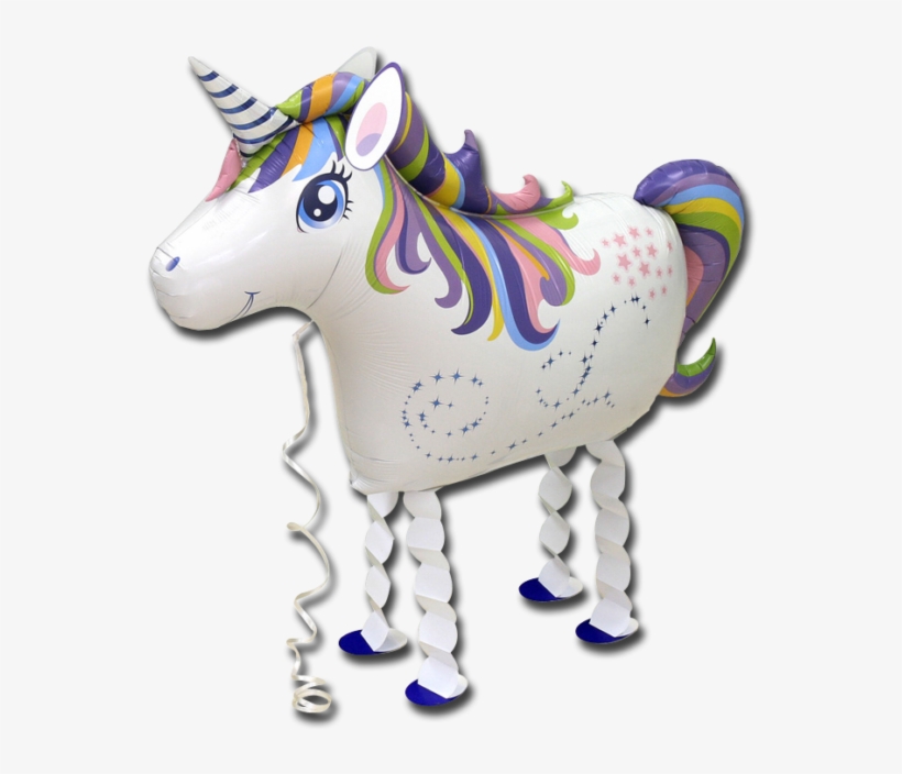 Unicorn Shaped Foil Balloon For Childrens Birthday, - Decorations Cute Unicorn Party, transparent png #6193975