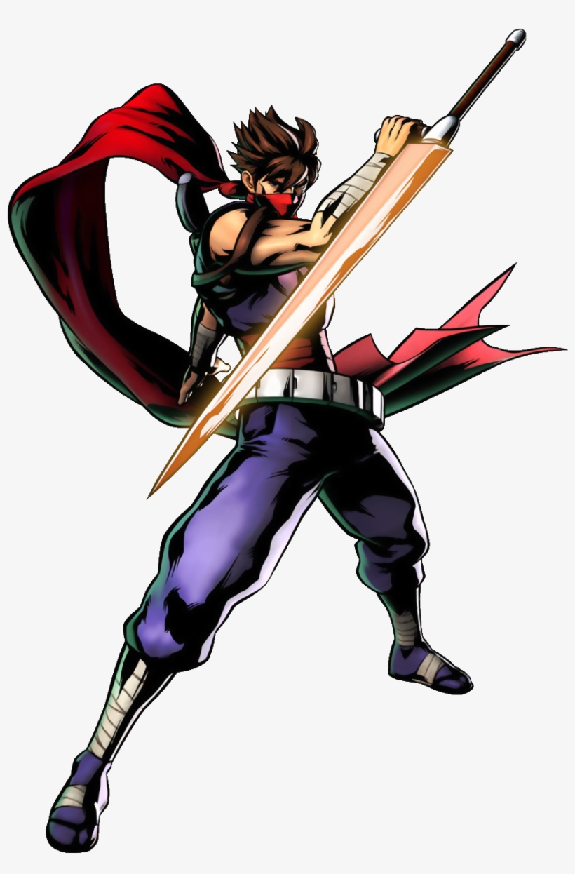 Strider Hiryu As Seen In Marvel Vs Capcom 3 - Marvel Vs Capcom 3 Strider, transparent png #6194569