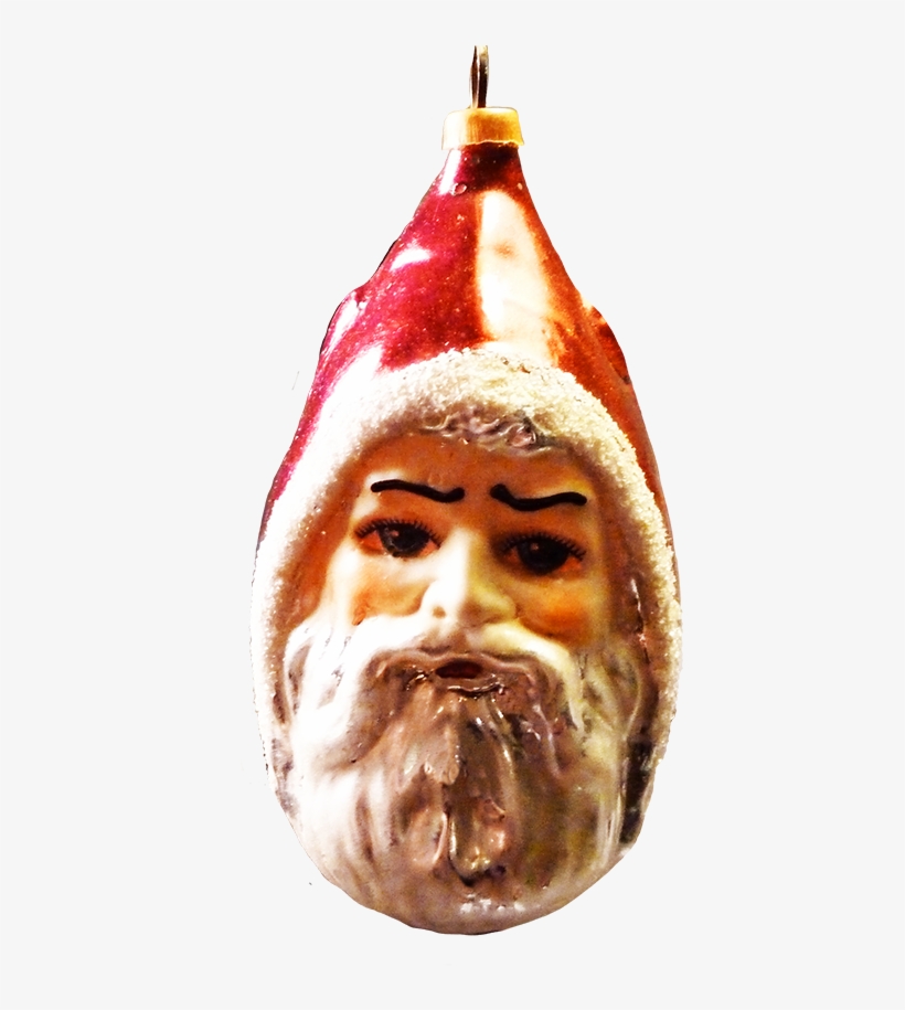 Vintage Christmas Tree Santa Decoration - Christmas Tree, transparent png #6194708