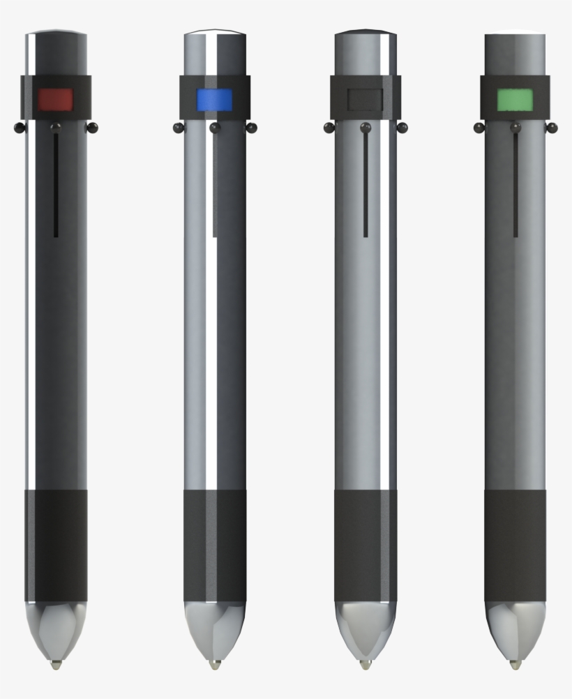 Class" Pen Is Made Of Aluminium And Black Plastic,, transparent png #6194911