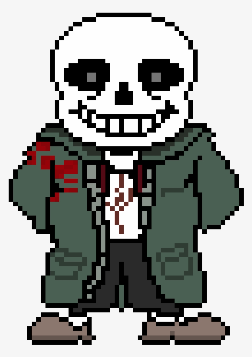 Sans Sprite - Sans Undertale Pixel Art, transparent png #6196310