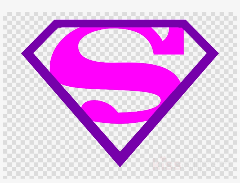 Superwoman Logo Clipart Superwoman Superman Wonder - Pink Supergirl Logo, transparent png #6196679